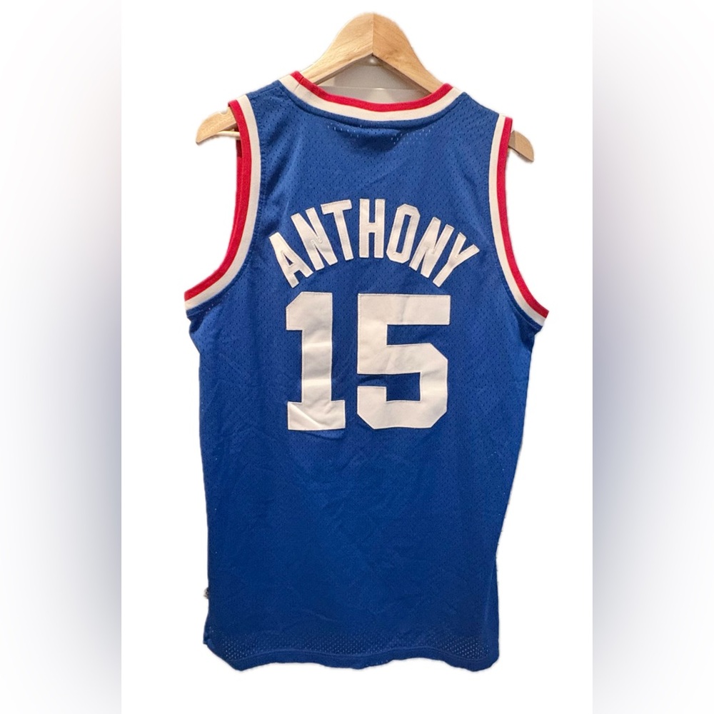 Denver Nuggets 15 Carmelo Anthony Vintage Reebok HWC Swingman Medium Length +2